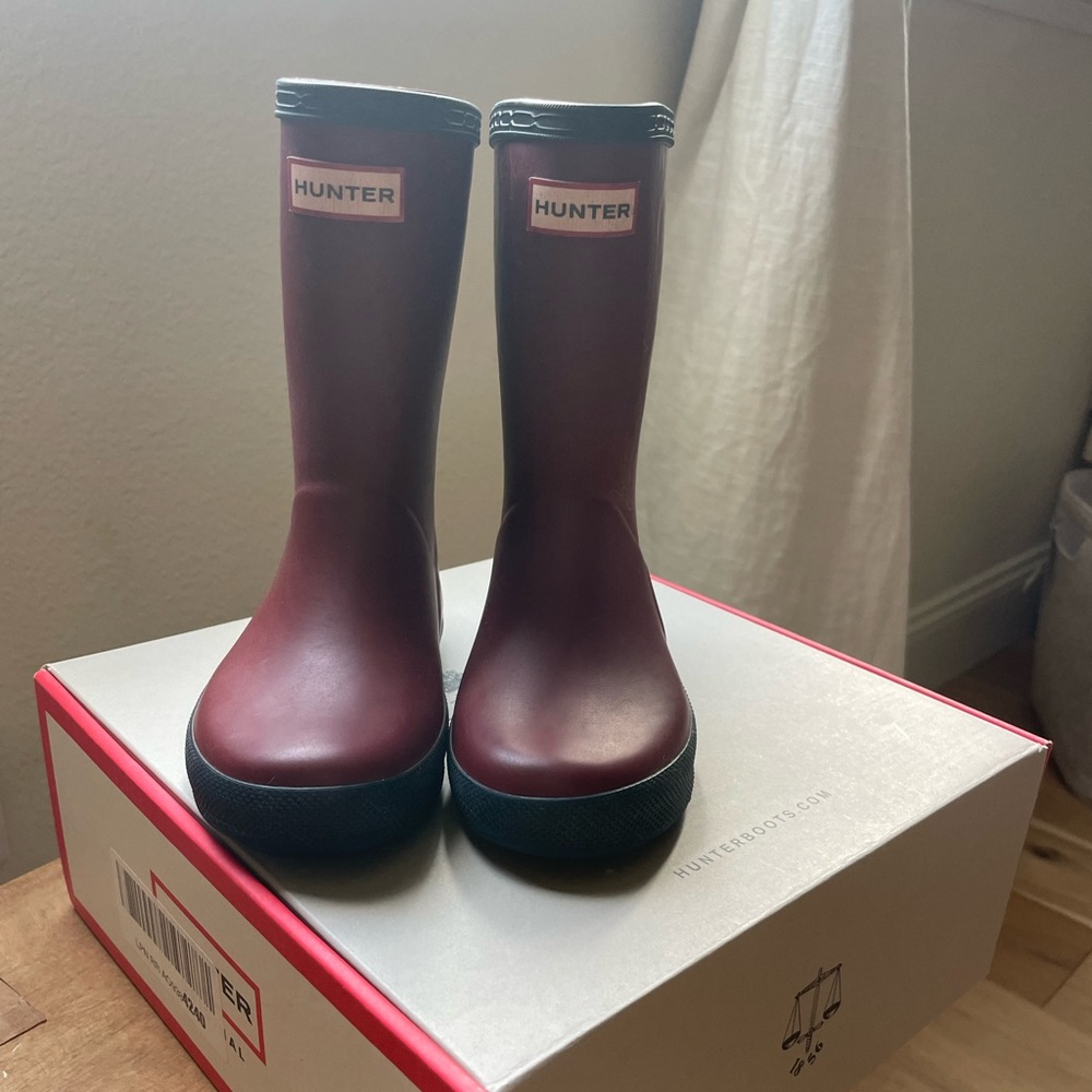 Hunter Boots Toddler Size US 10